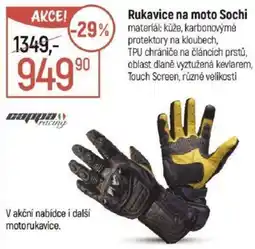 Globus Rukavice na moto Sochi nabídka