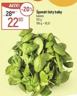Globus Špenát listy baby nabídka