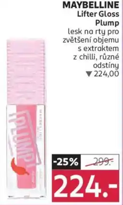 Rossmann MAYBELLINE Lifter Gloss Plump nabídka