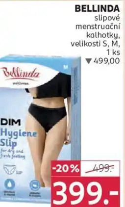 BELLINDA slipové menstruační kalhotky, velikosti S, M,
