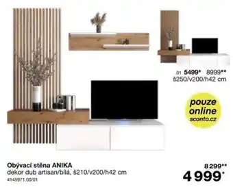 Sconto Obývací stěna ANIKA nabídka