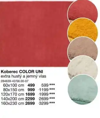 Sconto Koberec COLOR UNI nabídka