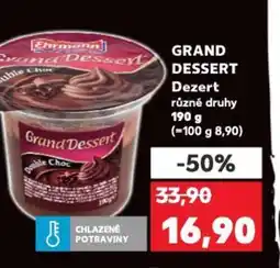 Kaufland GRAND DESSERT nabídka