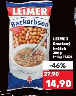 Kaufland LEIMER Smažený hrášek nabídka