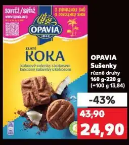 Kaufland OPAVIA Sušenky nabídka