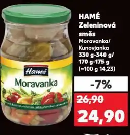 Kaufland HAMÉ Zeleninová směs nabídka