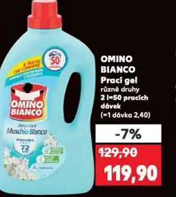 Kaufland OMINO BIANCO Prací gel nabídka