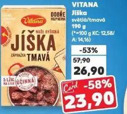 Kaufland VITANA Jiška nabídka