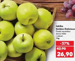Kaufland Jablka Golden Delicious nabídka
