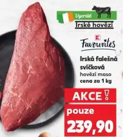 Kaufland Irská falešná svíčková nabídka