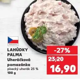Kaufland LAHŮDKY PALMA Uheráčková pomazánka nabídka
