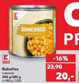 Kaufland Kukuřice cukrová nabídka