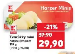 Kaufland Tvarůžky mini nabídka