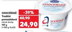 Kaufland CHOCEŇSKÉ Tradiční pomazánkové nabídka
