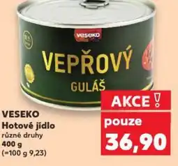Kaufland VESEKO Hotové jídlo nabídka