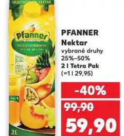 Kaufland PFANNER Nektar 2L nabídka