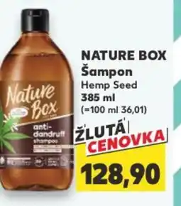 Kaufland NATURE BOX Šampon nabídka