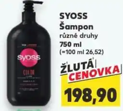 Kaufland SYOSS Šampon nabídka