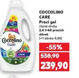 Kaufland COCCOLINO CARE Prací gel nabídka