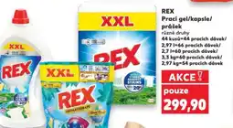 Kaufland REX Prací gel/kapsle/ prášek nabídka