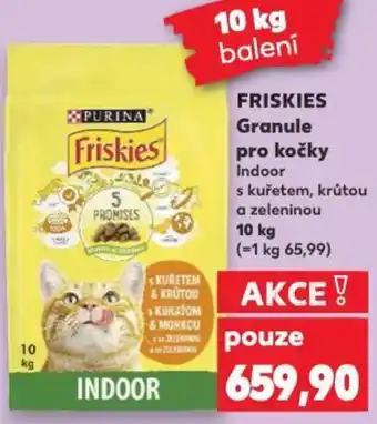 Kaufland FRISKIES Granule pro kočky nabídka