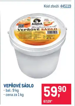 Makro VEPŘOVÉ SÁDLO nabídka