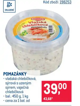 Makro POMAZÁNKY nabídka