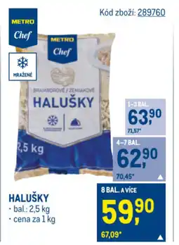 Makro HALUSKY nabídka