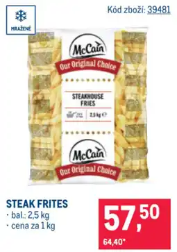 Makro STEAK FRITES nabídka