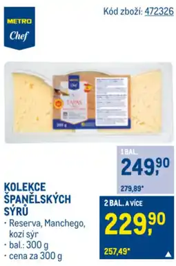 Makro KOLEKCE ŠPANĚLSKÝCH SÝRŮ nabídka