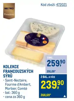 Makro KOLEKCE FRANCOUZSKÝCH SÝRŮ nabídka