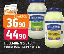 Trefa HELLMANN'S 340 ml nabídka