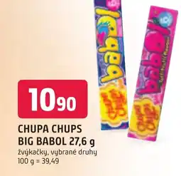 Trefa CHUPA CHUPS BIG BABOL 27,6 g nabídka