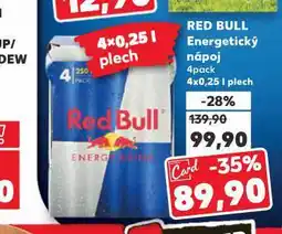 Kaufland Red bull energetický nápoj nabídka