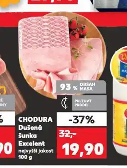 Kaufland Dušená šunka excelent nabídka