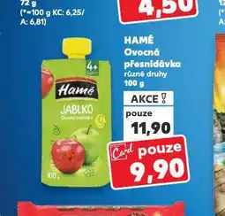 Kaufland Hamé ovocná přesnídávka nabídka