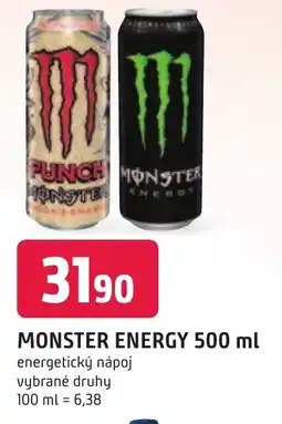 Trefa MONSTER ENERGY 500 ml nabídka