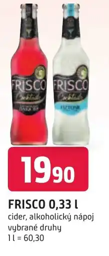 Trefa FRISCO 0,33 L nabídka