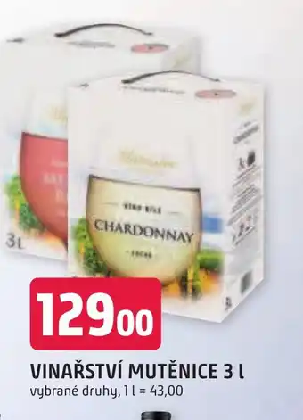 Trefa VINAŘSTVÍ MUTĚNICE 3 L nabídka
