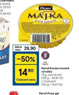 Tesco Hamé konzervované výrobky nabídka