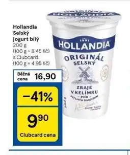 Tesco Hollandia selský jogurt nabídka
