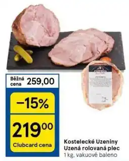 Tesco Uzená rolovaná plec nabídka
