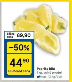 Tesco Paprika bílá nabídka