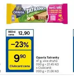Tesco Opavia tatranky nabídka