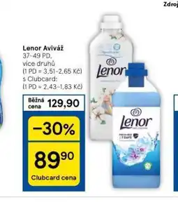 Tesco Lenor aviváž nabídka