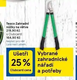 Tesco Zahradní nůžky na větve nabídka