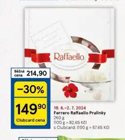 Tesco Ferrero raffaello pralinky nabídka