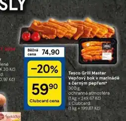 Tesco Vepřový bok v marinádě s černým pepřem nabídka