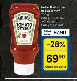 Tesco Heinz kečup nabídka