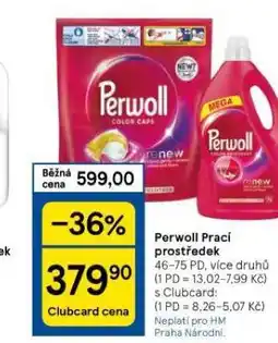 Tesco Perwoll prací prostředek nabídka